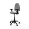 Piqueras y Crespo B2D01RP - Bureaustoel - Hoogteverstelbaar met armleuning - Lichtgrijs