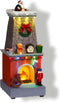Luville - Chimney battery operated - l12xw14xh30cm - Kersthuisjes & Kerstdorpen
