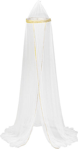 Klamboe / bedhemel hoogte 230 cm kleur wit / goud - Kinderkamer Prinsessen