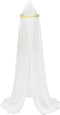 Klamboe / bedhemel hoogte 230 cm kleur wit / goud - Kinderkamer Prinsessen