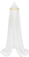 Klamboe / bedhemel hoogte 230 cm kleur wit / goud - Kinderkamer Prinsessen