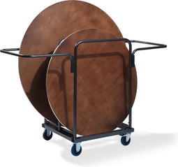 Klaptafel rond Trolley voor 8 tafels, 80x75x124cm (LxBxH), T90500