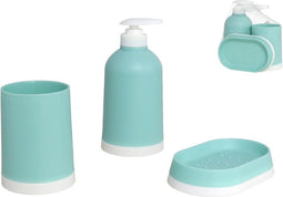 Klassieke Badset voor in de badkamer - turquoise