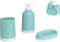 Klassieke Badset voor in de badkamer - turquoise