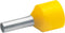 Klauke 43512 Adereindhulzen 6 mm² Deels geïsoleerd Geel 100 stuk(s)