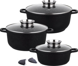 Klausberg 7359 pannenset - 8 delig - Gesmeed Aluminium - Alle warmtebronnen