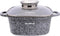 Klausberg 7532 - Braadpan - kookpan - 28 cm - 6,5 L - marmeren coating - aroma dop