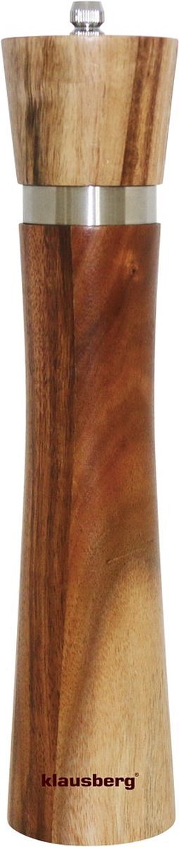 Klausberg 7592 - Peper of zout molen - 25 cm hoog - Acacia hout