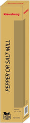 Klausberg 7593 - Peper of zout molen - 31.5 cm hoog - Acacia hout