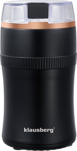 Klausberg 7601 - Elektrische koffiemolen - zwart