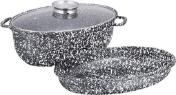 Klausberg KB-7367 Braadpan - met deksel - 8L - gietijzer