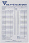 Klaverjasblok 14.8x21cm 50 Vel