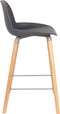 Zuiver Albert Kuip Barkruk 65 cm Donkergrijs - Set van 2
