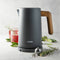 DOMO DO9268WK - Waterkoker - 1,7L 2200W 360° draaibaar - Grijs met houtlook