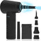 Brixy Air Duster - 4-in-1 - 53K RPM - Draadloos Oplaadbaar - Zwart