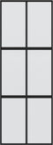 vidaXL - Schuifdeur - 90x205 - cm - gehard - glas - en - aluminium - zwart