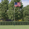 vidaXL - Vlag - met - vlaggenmast - Verenigde - Staten - 6,23 - m - aluminium
