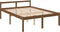 vidaXL - Seniorenbed - massief - grenenhout - honingbruin - 140x200 - cm