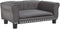 vidaXL - Hondenmand - 70x45x30 - cm - kunstleer - grijs