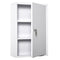 Kleankin Medicijnkast - Drie Lagen - Incl. Slot - 40.5 x 17.7 x 59.5 cm - Wit