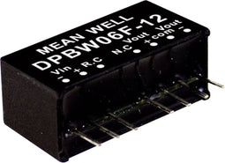 Mean Well DPBW06F-05 DC/DC-convertermodule 600 mA 6 W Aantal uitgangen: 2 x Inhoud 1 stuk(s)