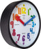 nXt - Stille Wandklok - 26 cm - Plastic - Wit - 'Sophia'
