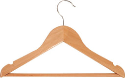 Kledinghanger Kinder, hout driehoek, 32 cm breed (100 stuks)