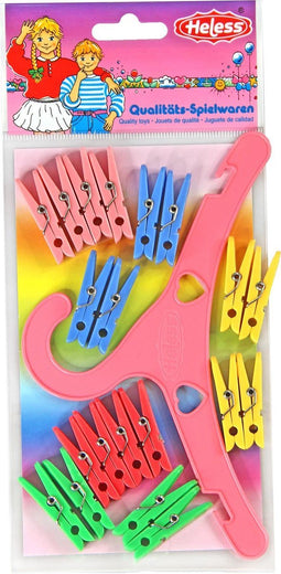 Kledinghanger & Wasknijperset, 20st..