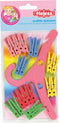 Kledinghanger & Wasknijperset, 20st..