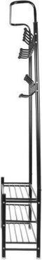 Kledingrek - Hanger voor kleding - rek met schoenenplank - Schoenenrek - Organizer Opberger - 192x65x29cm