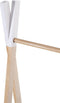 Kledingrek Perryn - Hout/Wit - 78 x 38 x 126 cm - Voor Kinderen