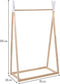 Kledingrek Perryn - Hout/Wit - 78 x 38 x 126 cm - Voor Kinderen