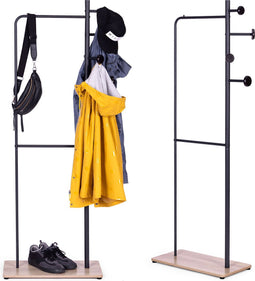 Kledingrek - zwart - metaal - 167 x 60 x 30 cm