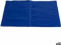 Kleed voor honden Verfrissend Blauw Schuim Gel 39,5 x 1 x 50 cm (12 Stuks)