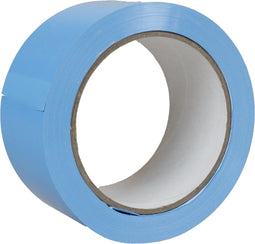 Kleefband - PVC - 50mm - 66m - blauw - 6 stuks