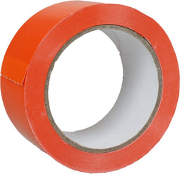 Kleefband - PVC - 50mm - 66m - fluor/oranje - 6 stuks