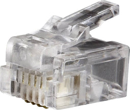 Klein Tools VDV826-601 Telefoonstekker RJ11 6P4C VDV826-601 Aantal polen 6P4C Transparant 1 stuk(s)