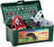 Klein Toys Bosch Ixolino II gereedschapswagen-set - 86 onderdelen - incl. accu-schroevendraaier, gereedschapskist, aanhanger, kraan en heftruck - groen