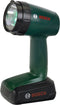 Klein Toys Bosch lamp - 9,5x6,4x18 cm - kan 90 graden draaien - incl. verstelbare ring licht in vier kleuren en knipperlicht - groen