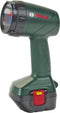 Klein Toys Bosch lamp - 9,5x6,4x18 cm - kan 90 graden draaien - incl. verstelbare ring licht in vier kleuren en knipperlicht - groen