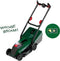 Klein Toys Bosch tuin grasmaaier - 57x19.5x56 cm - incl. verwijderbare grasvanger, licht- en geluidseffecten - groen rood