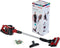 Klein Toys Bosch Unlimited stofzuiger rood - 16x16x80 cm - incl. draaibare en afneembare vloer zuigmond - rood