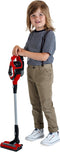 Klein Toys Bosch Unlimited stofzuiger rood - 16x16x80 cm - incl. draaibare en afneembare vloer zuigmond - rood