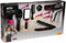 Klein Toys Braun Satin Hair 7 mega kappersset - haardroger, stijltang en haarborstel - incl. stylingaccessoires en ventilator met koude-lucht-mechanisme - zwart roze