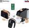Klein Toys Electrolux keukenset - koffiemachine, handmixer, broodrooster - hout - incl. bijpassende accessoires - multicolor
