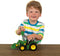 Klein Toys John Deere trekker - 1:24 - om te bouwen naar hout- of hooiwagen - groen geel