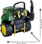 Klein Toys John Deere trekker motorblok - 56 demonteerbare en repareerbare onderdelen - incl. licht- en geluideffecten - 43x40x52,5 cm - groen geel