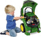 Klein Toys John Deere trekker motorblok - 56 demonteerbare en repareerbare onderdelen - incl. licht- en geluideffecten - 43x40x52,5 cm - groen geel