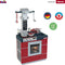 Klein Toys Miele keuken - fornuis, afzuigkap, dispenser, spoelbak, handige opbergvakjes - incl. bijpassende accessoires - rood grijs
