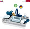 Klein Toys Miele speelgoed spoelbak met waterfunctie en kookplaat - blauw grijs
